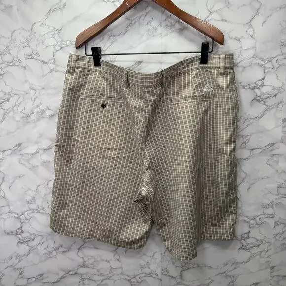 Adidas Men’s Golf Shorts sz 42 Plaid Performance #G938 - Picture 4 of 9